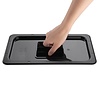 Vogue Polycarbonate Gastronorm Lid 1/3, Black with Handle