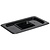 Vogue Polycarbonate Gastronorm Lid 1/4, Black with Handle