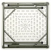 Bolero PE Square Folding Table 3ft White (Single)