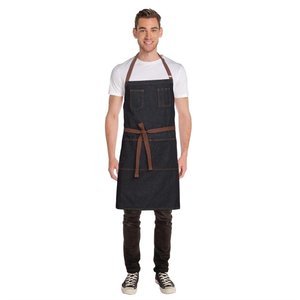Chef Works Urban Memphis Wide Bib Apron Black