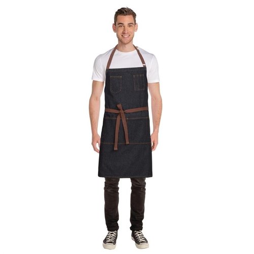 Chef Works Urban Memphis Wide Bib Apron Black Chef Works Urban Memphis Wide Bib Apron Black