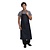 Chef Works Urban Memphis Wide Bib Apron Indigo