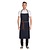 Chef Works Urban Memphis Wide Bib Apron Indigo