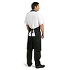Whites Chefs Clothing Whites Polycotton Bib Apron Black XL
