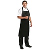 Whites Chefs Clothing Whites Polycotton Bib Apron Black XL