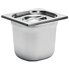 Gastro M Stainless Steel Gastronorm Pan 1/6 150 mm Gastro M Stainless Steel Gastronorm Pan 1/6 150 mm