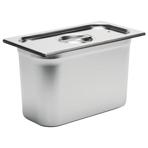 Gastro M Stainless Steel Gastronorm Pan 1/3 200 mm Gastro M Stainless Steel Gastronorm Pan 1/3 200 mm