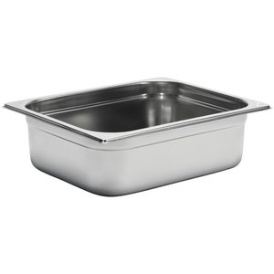 Gastro M Stainless Steel Gastronorm Pan 1/2 100 mm Gastro M Stainless Steel Gastronorm Pan 1/2 100 mm