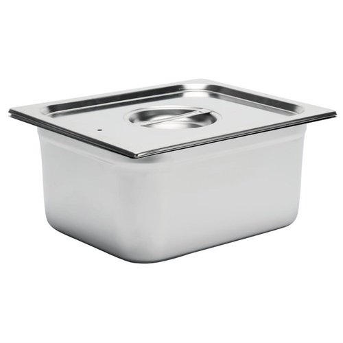 Gastro M Stainless Steel Gastronorm Pan 1/2 150 mm Gastro M Stainless Steel Gastronorm Pan 1/2 150 mm