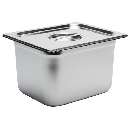 Gastro M Stainless Steel Gastronorm Pan 1/2 200 mm Gastro M Stainless Steel Gastronorm Pan 1/2 200 mm