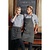 Chef Works Urban Dorset Bib Apron Pewter