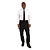Whites Chefs Clothing Whites Short Bistro Apron Black