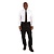 Whites Chefs Clothing Whites Short Bistro Apron Black