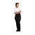 Whites Chefs Clothing Whites Short Bistro Apron Black