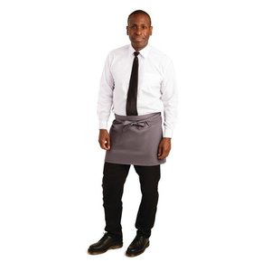Whites Chefs Clothing Whites Short Bistro Apron Charcoal Whites Chefs Clothing Whites Short Bistro Apron Charcoal