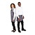 Whites Chefs Clothing Whites Short Bistro Apron Charcoal