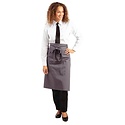 Whites Chefs Clothing Whites Regular Bistro Apron Charcoal