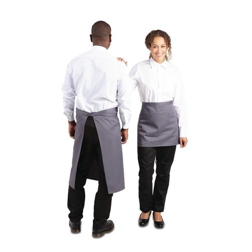 Whites Chefs Clothing Fartuch Regular Szary
