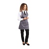 Whites Chefs Clothing Whites V Neck Service Apron Charcoal