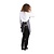 Whites Chefs Clothing Whites V Neck Service Apron Charcoal
