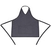 Whites Chefs Clothing Whites V Neck Service Apron Charcoal