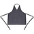 Whites Chefs Clothing Whites V Neck Service Apron Charcoal