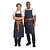 Whites Chefs Clothing Fartuch Southside Bistro Denim Blue Tan Ties