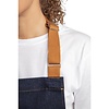 Whites Chefs Clothing Fartuch Southside Bistro Denim Blue Tan Ties