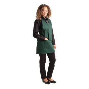 Whites Chefs Clothing Fartuch V Neck Zielony