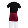 Whites Chefs Clothing Whites Short Bistro Apron Burgundy