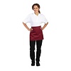 Whites Chefs Clothing Whites Short Bistro Apron Burgundy