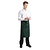 Whites Chefs Clothing Whites Regular Bistro Apron Green