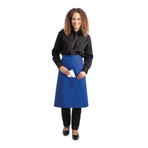 Whites Chefs Clothing Whites Regular Bistro Apron Blue