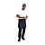 Whites Chefs Clothing Southside Waist Apron Denim Blue Tan Ties