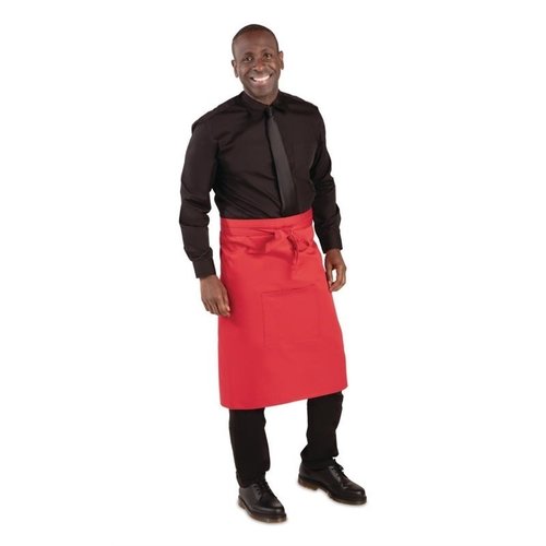 Whites Chefs Clothing Fartuch Regular czerwony