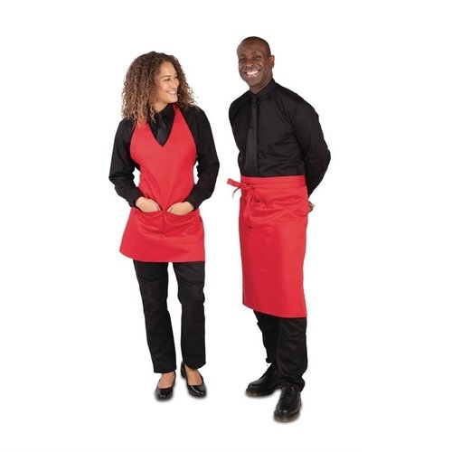 Whites Chefs Clothing Fartuch Regular czerwony