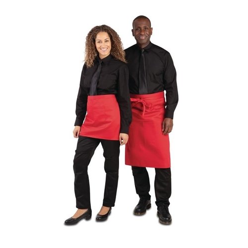 Whites Chefs Clothing Fartuch Regular czerwony