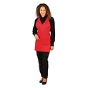 Whites Chefs Clothing Whites V Neck Service Apron Red
