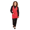 Whites Chefs Clothing Whites V Neck Service Apron Red