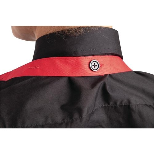 Whites Chefs Clothing Fartuch V Neck czerwony Whites Chefs Clothing Fartuch V Neck czerwony