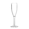 Kristallon Transparent Polycarbonate Champagne Flutes 210 ml (Pack of 12)