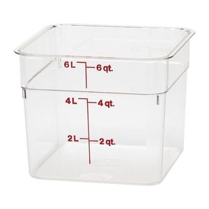 Cambro Polycarbonate Food Container, 5,7 L with Measuring Cup