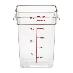 Cambro Polycarbonate Food Container, 20,8 L with Measuring Cup Cambro Polycarbonate Food Container, 20,8 L with Measuring Cup