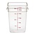 Cambro Polycarbonate Food Container, 20,8 L with Measuring Cup