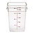 Cambro Polycarbonate Food Container, 20,8 L with Measuring Cup