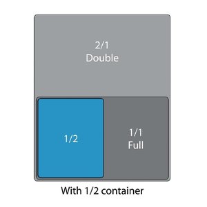 Cambro Pojemnik GN 1/2 200 mm z poliwęglanu Cambro Pojemnik GN 1/2 200 mm z poliwęglanu