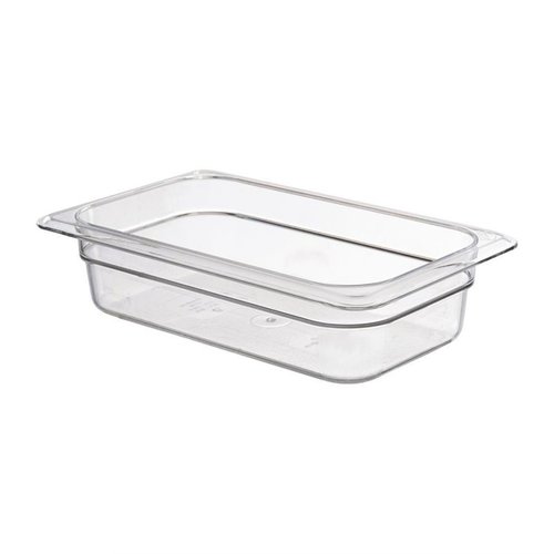 Cambro Polycarbonate Gastronorm Pan 1/4 65 mm Cambro Polycarbonate Gastronorm Pan 1/4 65 mm