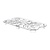 Cambro Polycarbonate 1/4 Gastronorm Pan Drain Shelf