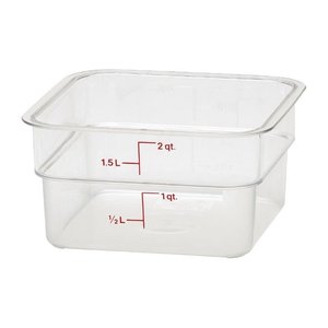 Cambro Polycarbonate Food Container, 1,9 L with Measuring Cup Cambro Polycarbonate Food Container, 1,9 L with Measuring Cup