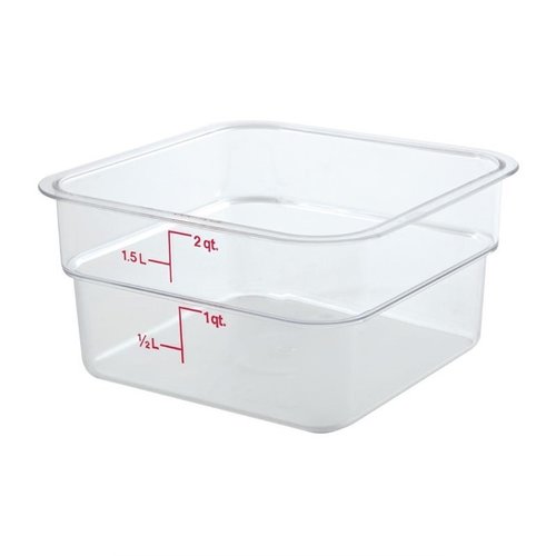 Cambro Polycarbonate Food Container, 1,9 L with Measuring Cup Cambro Polycarbonate Food Container, 1,9 L with Measuring Cup